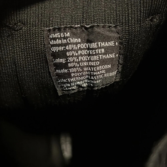 Call It Spring Studded Boots . Black W M 6 - Picture 10 of 12